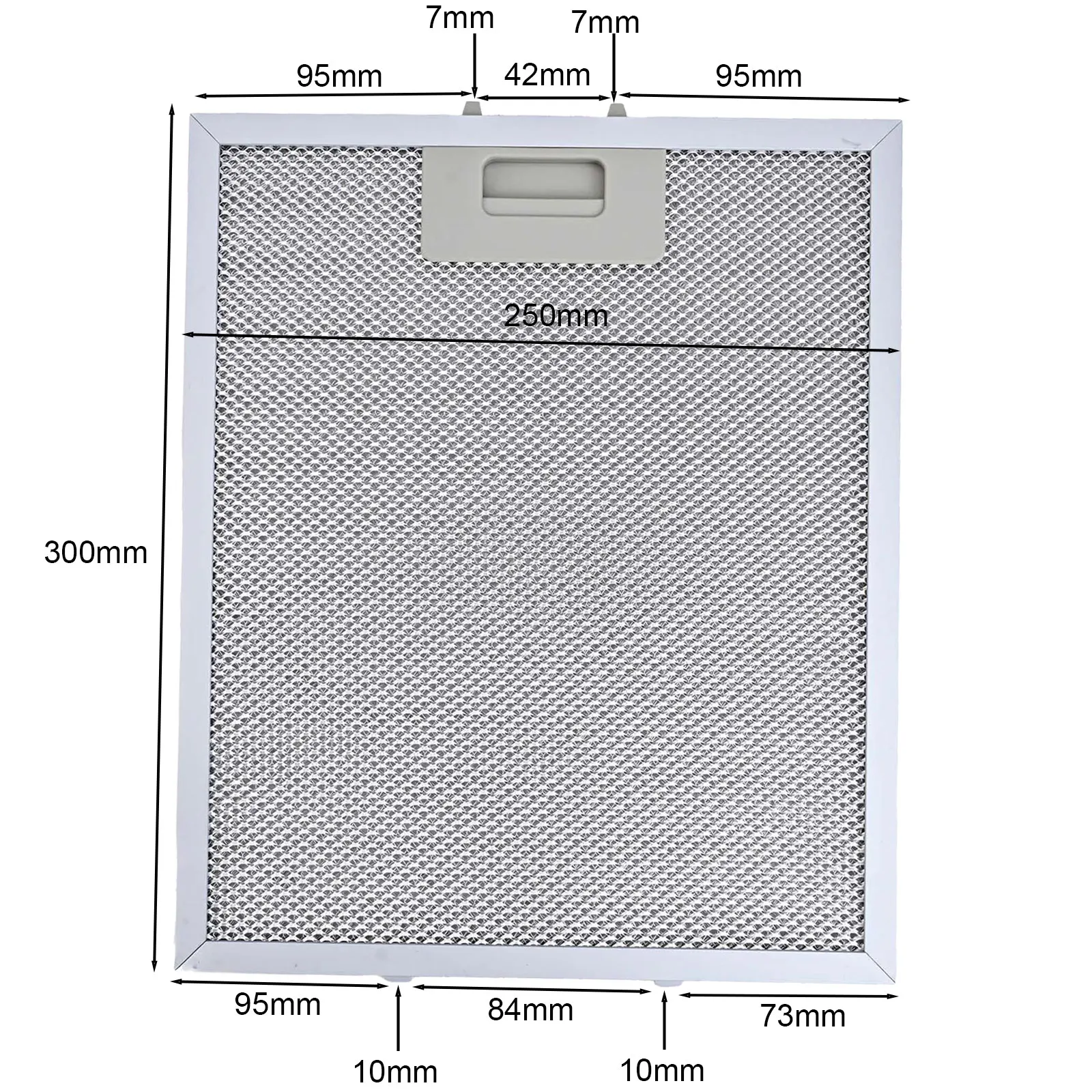 2 шт. жировые фильтры алюминиевая сетка 30 см х 25 вытяжки для плиты и кухонные