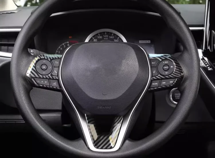 Наклейка на панель рулевого колеса автомобиля для Toyota RAV4 Corolla E210 Avalon 2019 2020 2021 2022