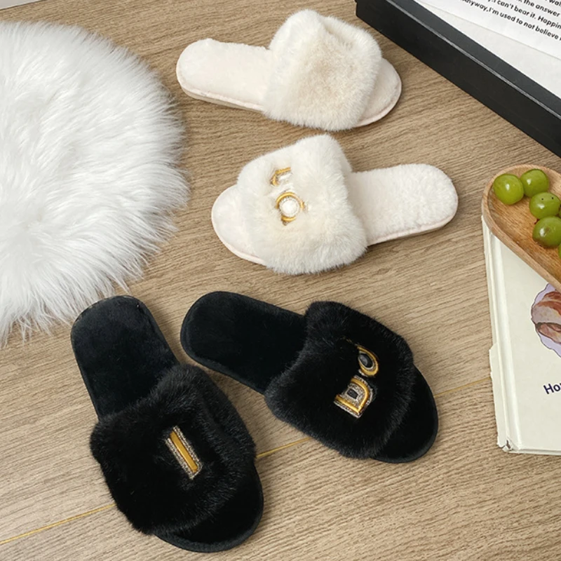 туфли женские обувь женская зимняя Сланцы на плоской подошве модные