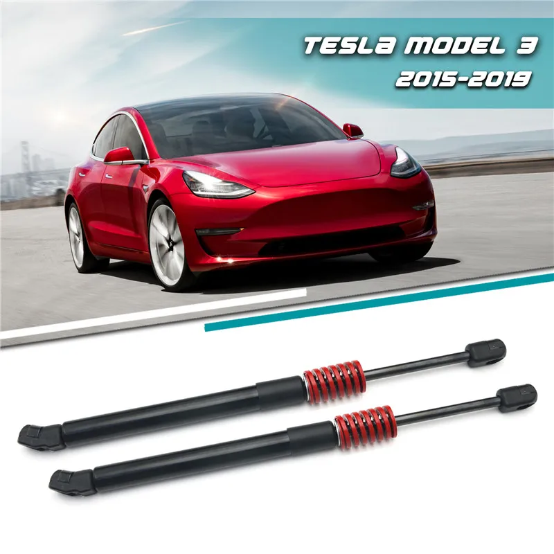 

2Pcs/set Car Rear Trunk Struts Gas Springs Shocks Hood Lift Rod Supports Shock For Tesla Model 3 2015-2019 Car Accessories