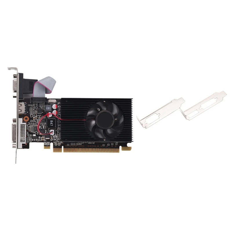 Top-GT210 1G GDDR3 128-битная карта PCI-E3.0 с ножом полувысоты Автономный графический корпус