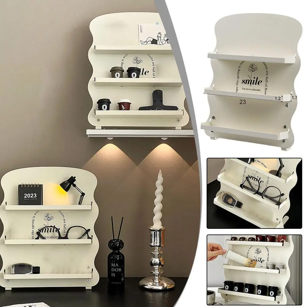 

Desktop Storage Rack Decorative Ornaments Storage Rack Bookshelf Doll Home Organizer House Decor Toy Box Model Accessories P4Q6