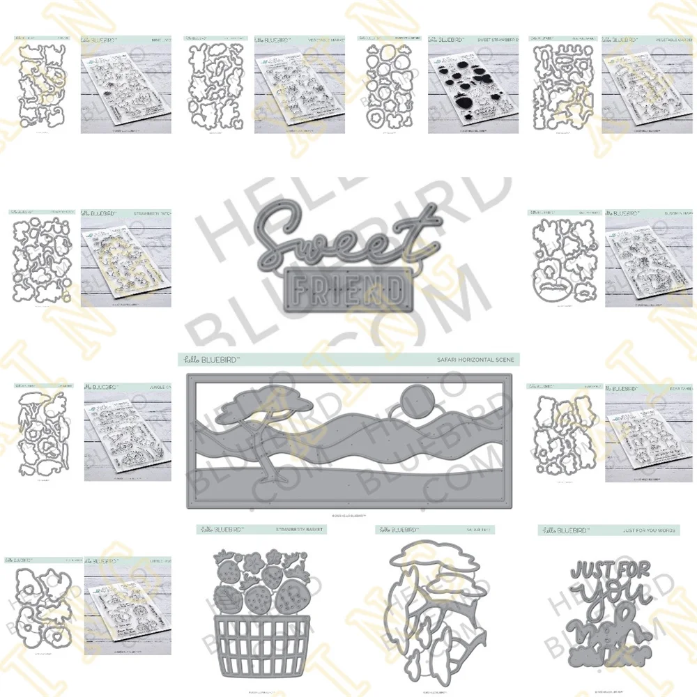 

Metal Cutting Dies Stamps Scrapbook Diary Decoration Embossing Template DIY Greeting Card New Strawberry Basket Vegetable Garden