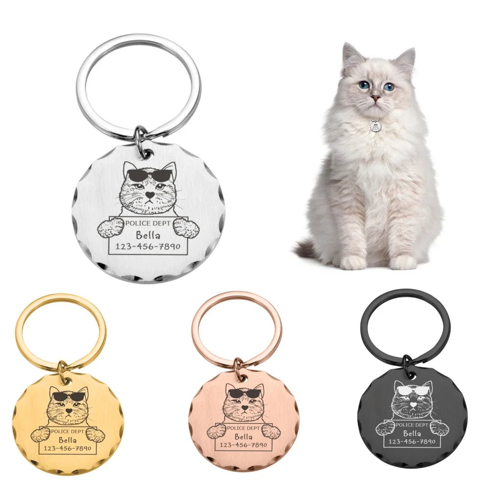 Индивидуальная идентификационная бирка для домашних животных кошек собак