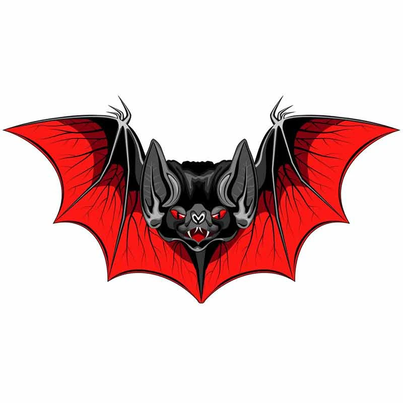 

Interesting Bat Cartoon Car Stickers PVC Windshield Bumper Accessory Laptop Decoration Exquisite Waterproof Anti-UV M24