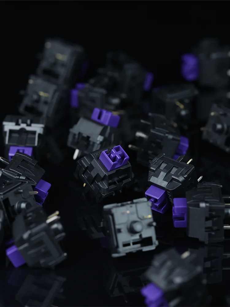 

Customized hot swappable mechanical keyboard switch for Zizhu Axis, bottom contact 60g, section 5pin