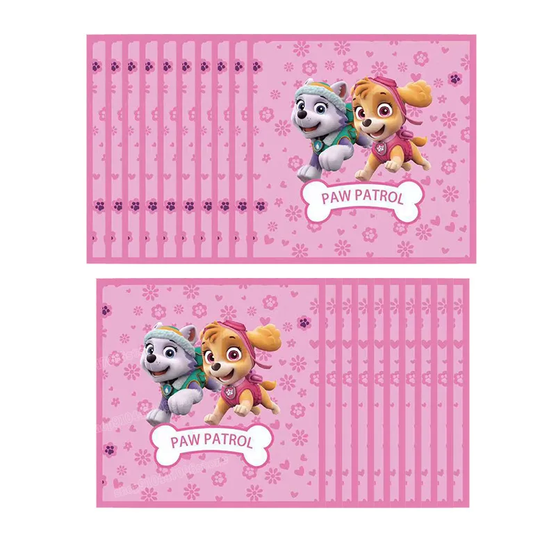 Украшение Щенячий патруль для вечеринки в честь Дня Рождения детский нож вилка