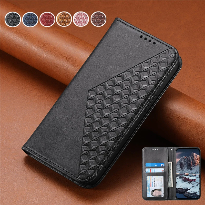 

Flip Cover Magnetic Wallet Case For Samsung Galaxy S23+ S23 Ultra S22 S21 Plus S20 FE Card Leather Phone Cases Protective Bags