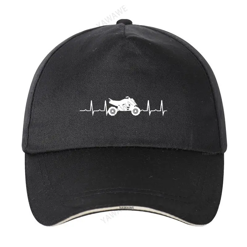 

Baseball Cap Spring Summer Solid Sunhat 4 Wheeler Lover Heartbeat yawawe brand Hip Hop Fishing Hat