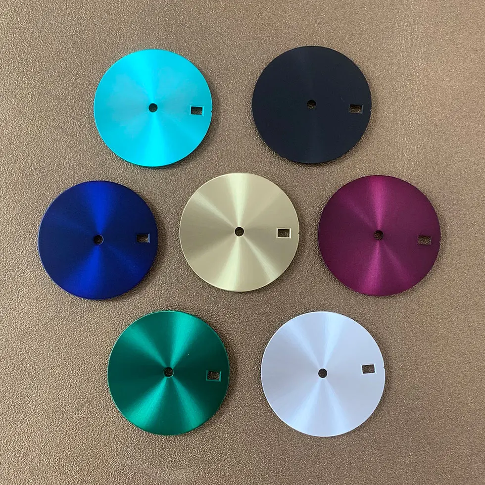 NH35 dial 28.5mm watch dial Radiation lines fit nh35 nh36 4R35 4R36 6R 7S Japan movement Crwon at 3.0/3.8/4.1 Watch Replace Dial