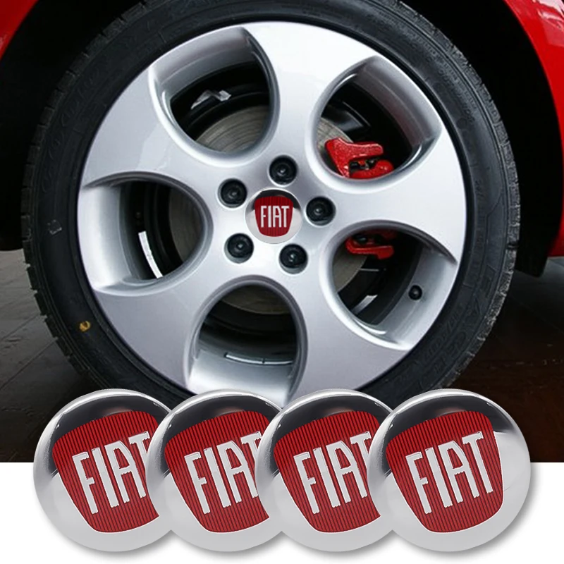 

4pcs 56mm Car Wheel Center Hub Caps Emblem Badge Stickers For Fiat Punto 500 Abarth Stilo Ducato Palio Bravo Doblo Accessories
