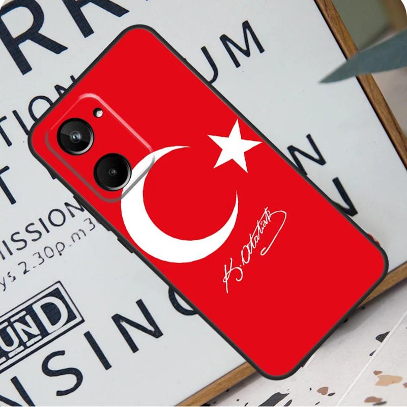 Mustafa Kemal Ataturk для Realme C55 C53 C67 GT Neo 5 6 9 10 11 12 Pro Plus C11 C25 C21Y C30 C31 C33 C35 C51 чехол