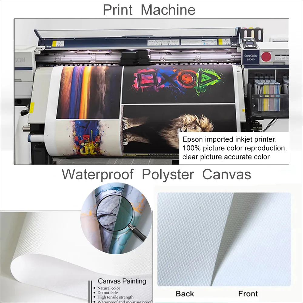 Современный стиль черно-белый U-ультимальный боевой чемпионат UFC плакат печать на