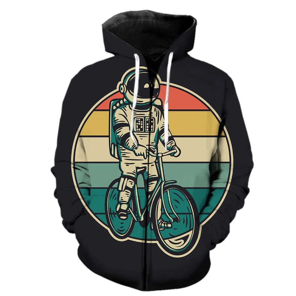 

Толстовка мужская с капюшоном, на молнии, с длинным рукавом