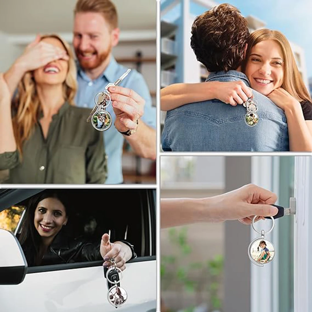 Ретро классический Dregon круглый стеклянный купол брелок уникальные брелоки