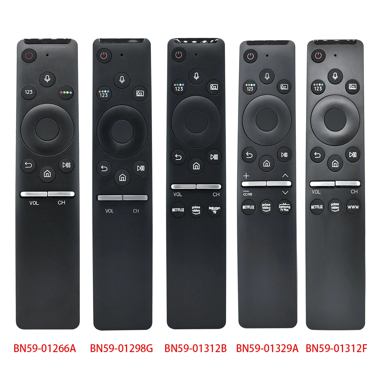 

New BN59-01312B BN59-01266A BN59-01312F BN59-01298G BN59-01329A For Samsung Smart QLED TV Voice Remote Control w/ Bluetooth