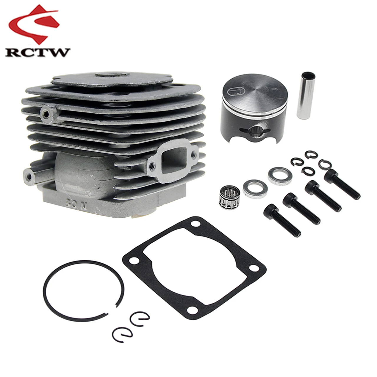 Rc Car Gas 38CC Двигатель с 4 отверстиями в цилиндре или комплект поршневых колец для 1/5