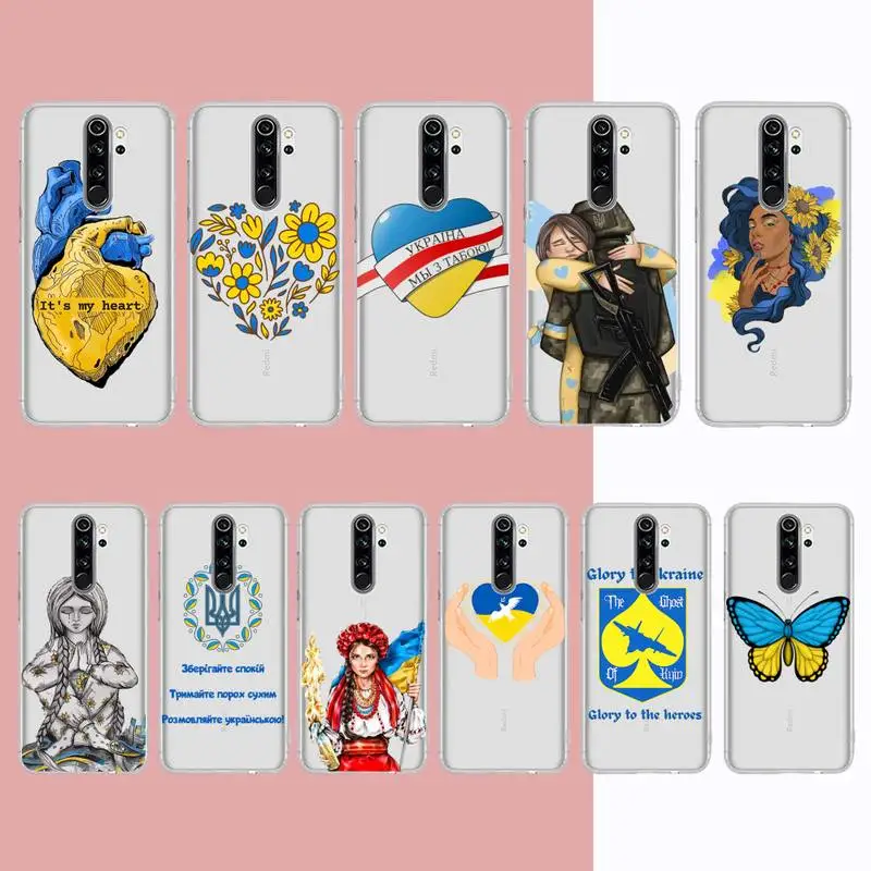 

MaiYaCa Ukraine Flag Pattern Phone Case for Samsung A51 A52 A71 A12 for Redmi 7 9 9A for Huawei Honor8X 10i Clear Case