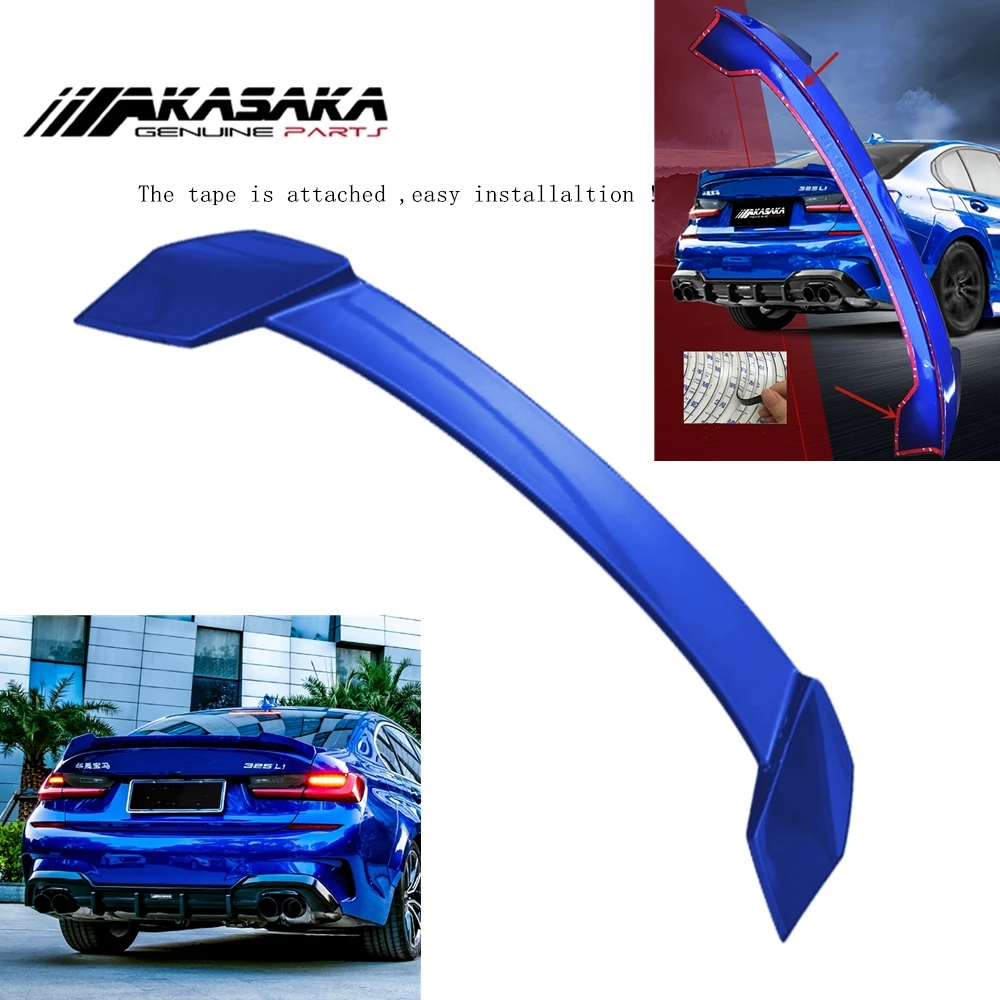 AKASAKA Rear Trunk Lid Spoiler Wing For BMW G20 G28 330i M340i M Sport 2019 2020 Car Tailgate Trim Decklid Splitter Flap Lip