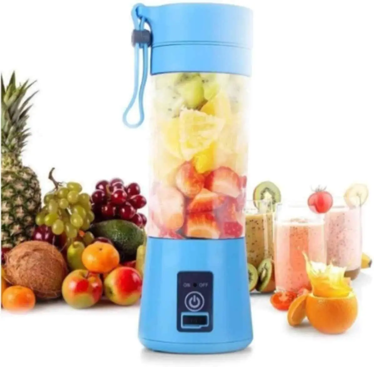 

Мини жидкость для сока Usb бутылка Portatil Coquete (синий)