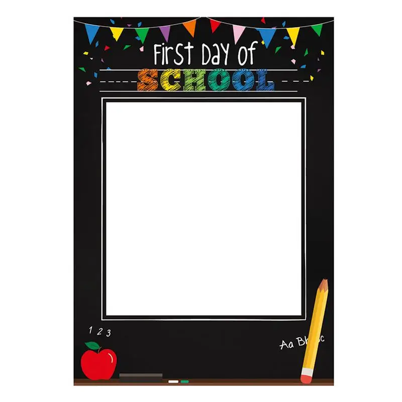 

Back To School Photography Frame First Day Of School Preschool Photo Booth Frame For Kindergarten Primary School