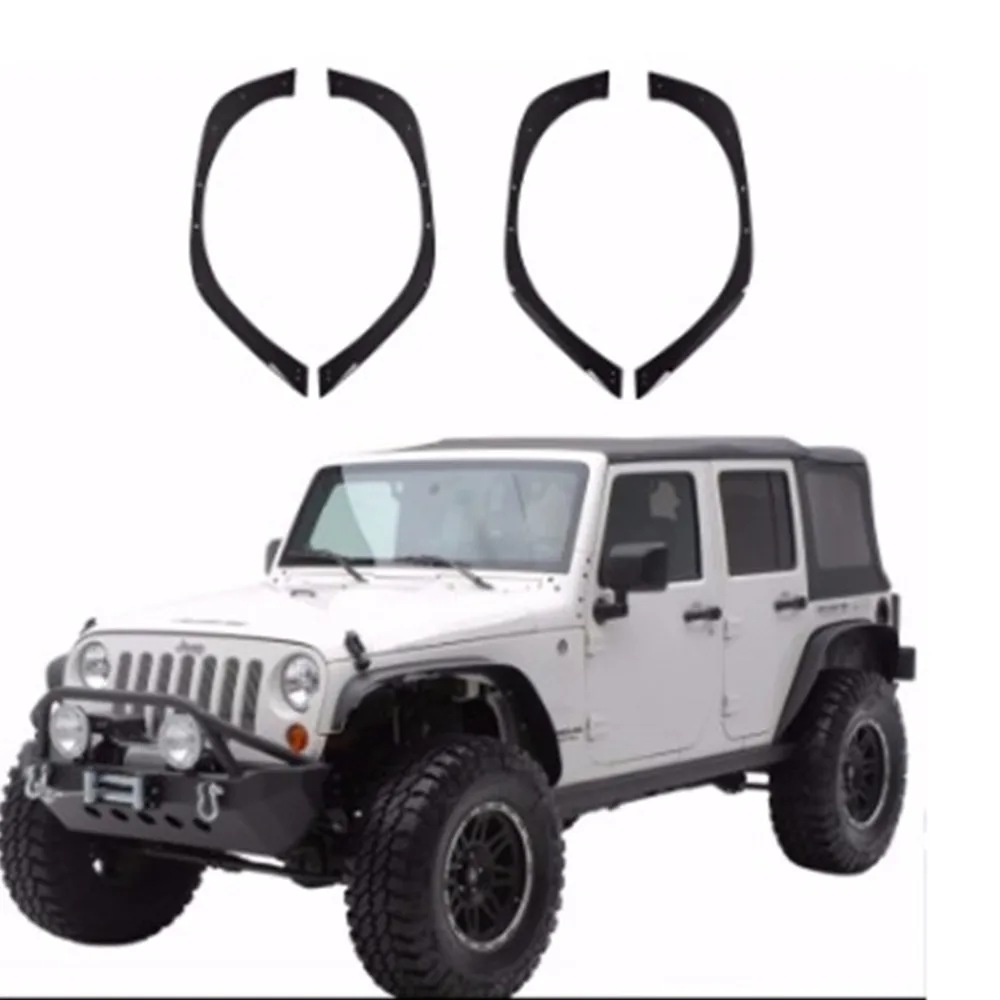 

Бесплатная доставка, стальные плоские фары для Jeep Wrangler JK 2007-2017 J064