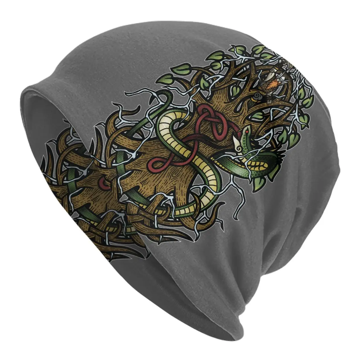 Yggdrasil Ragnarok Caps Men Women Unisex Streetwear Winter Warm Knit Hat Adult funny Hats