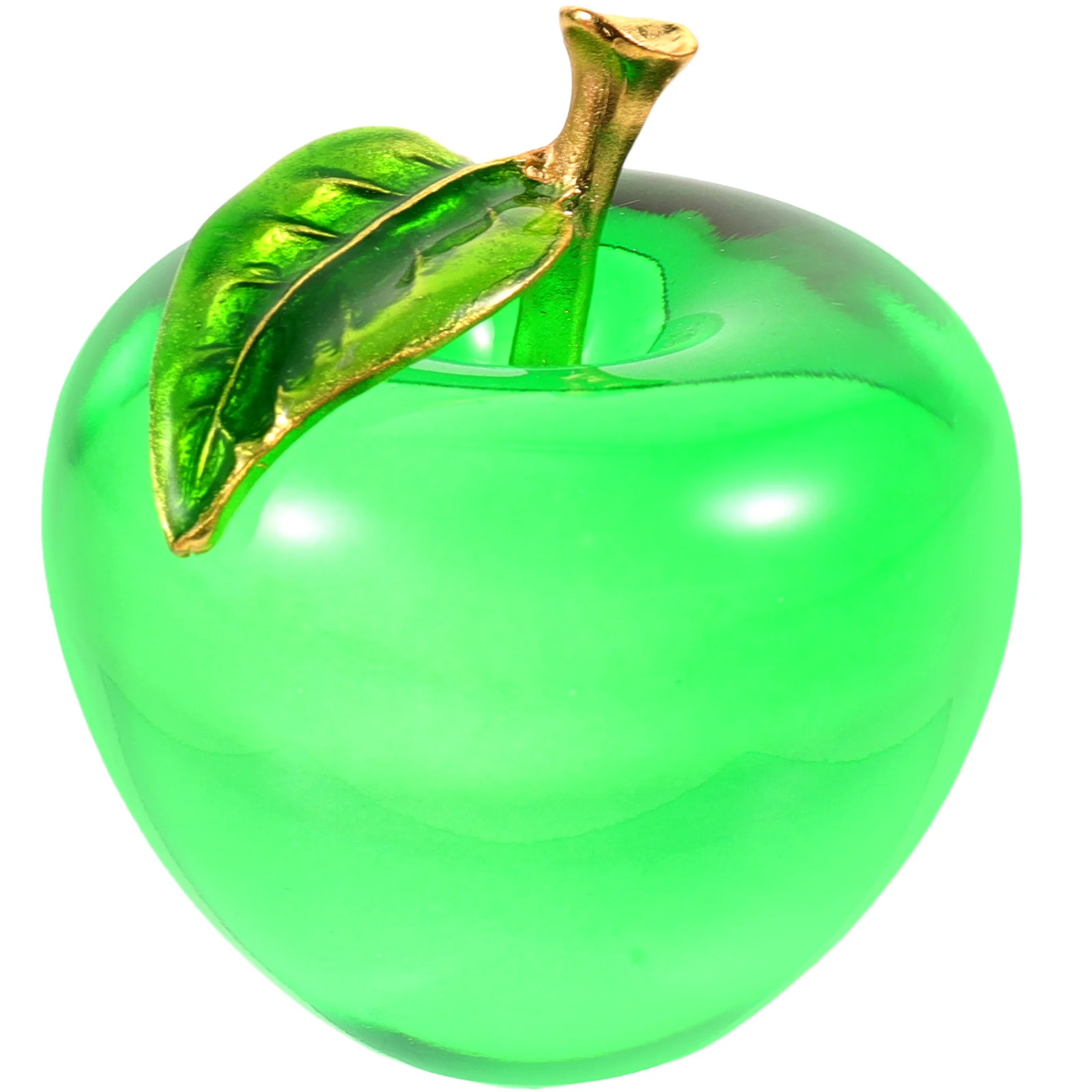

Apples Crystal Apple Fruit Ornament Desktop Paperweight Statue Decor Christmas Table Figurines Centerpiece Figurine Sculpture