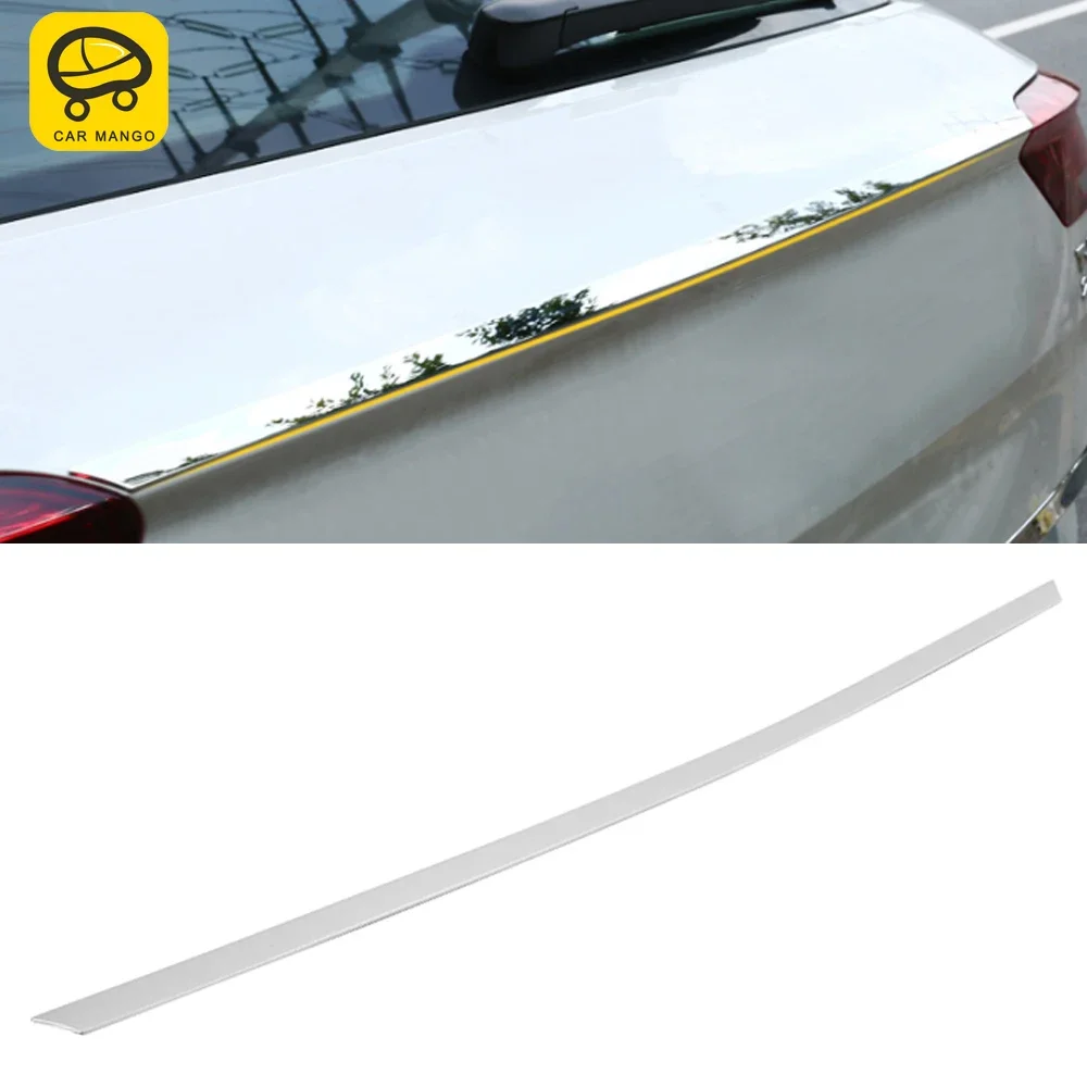 

For VW Volkswagen Touareg CR 2019-2023 Car Stainless Rear Door Trim Tailgate Decoration Cover Chrome Sticker Frame Accessory