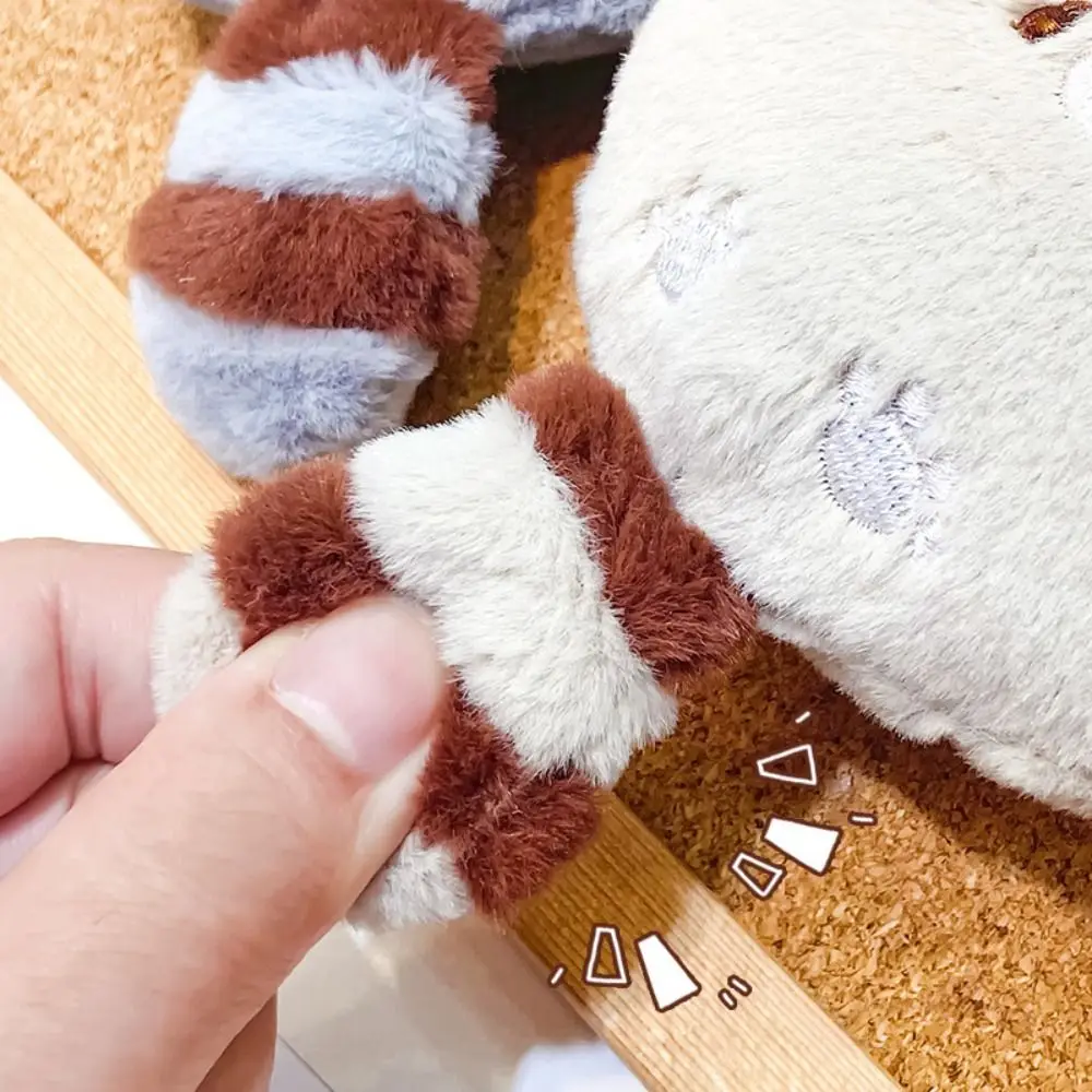 Писк Красная Панда Портмоне Кошелек Chirping Zipper Lesser Panda Плюшевый Сумка Для Монет