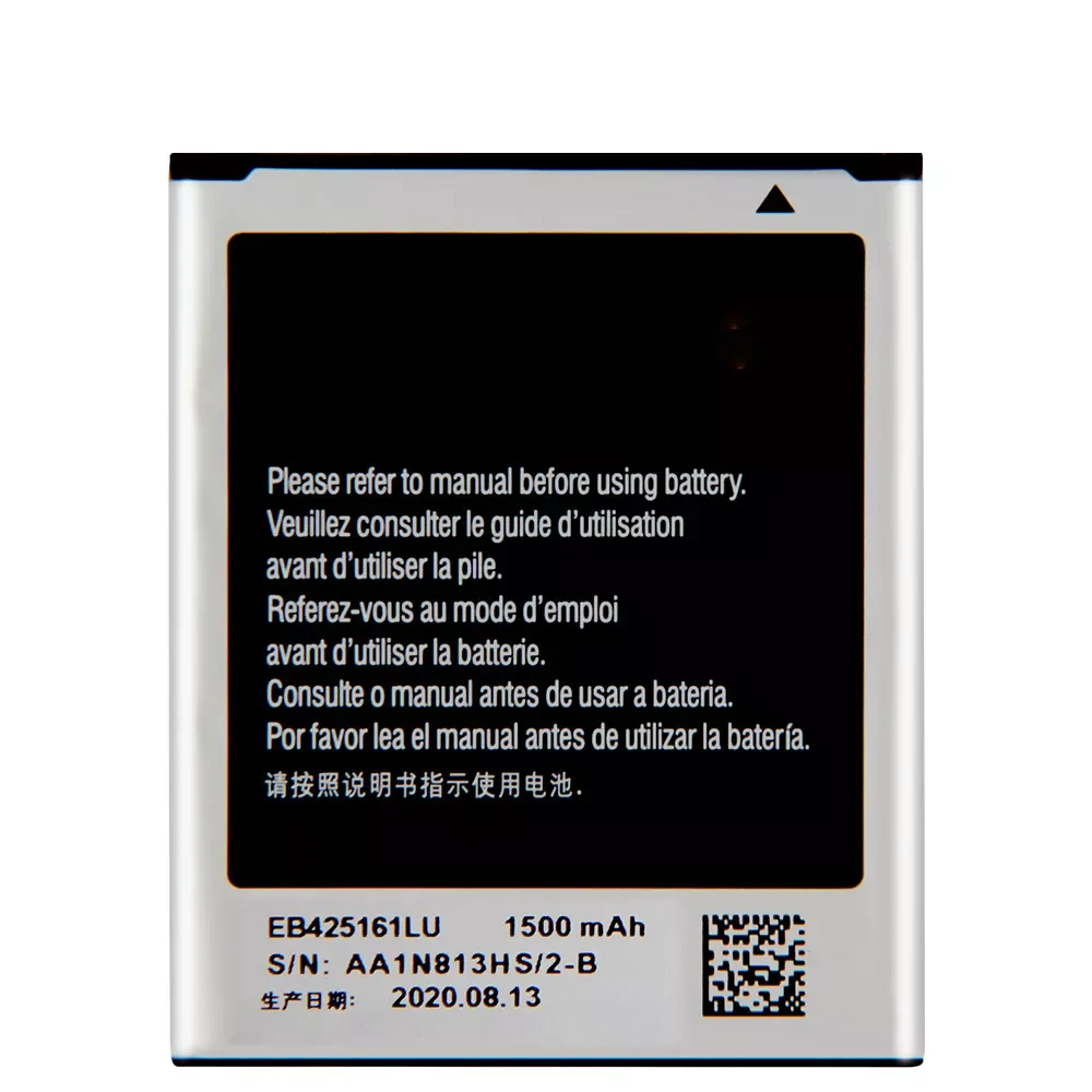 

Аккумулятор для Samsung J1mini SM-J S7562 S7560 S7572 S7580 i8190 S7566 S7568 I739 i759 I669 I8160 S7582 EB425161LU 1500 мАч