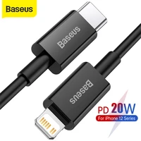 baseus 20w usb c cable for iphone 12 13 11 8 xr pd fast charge for iphone 12 se usb type c cable fast charging for macbook cable