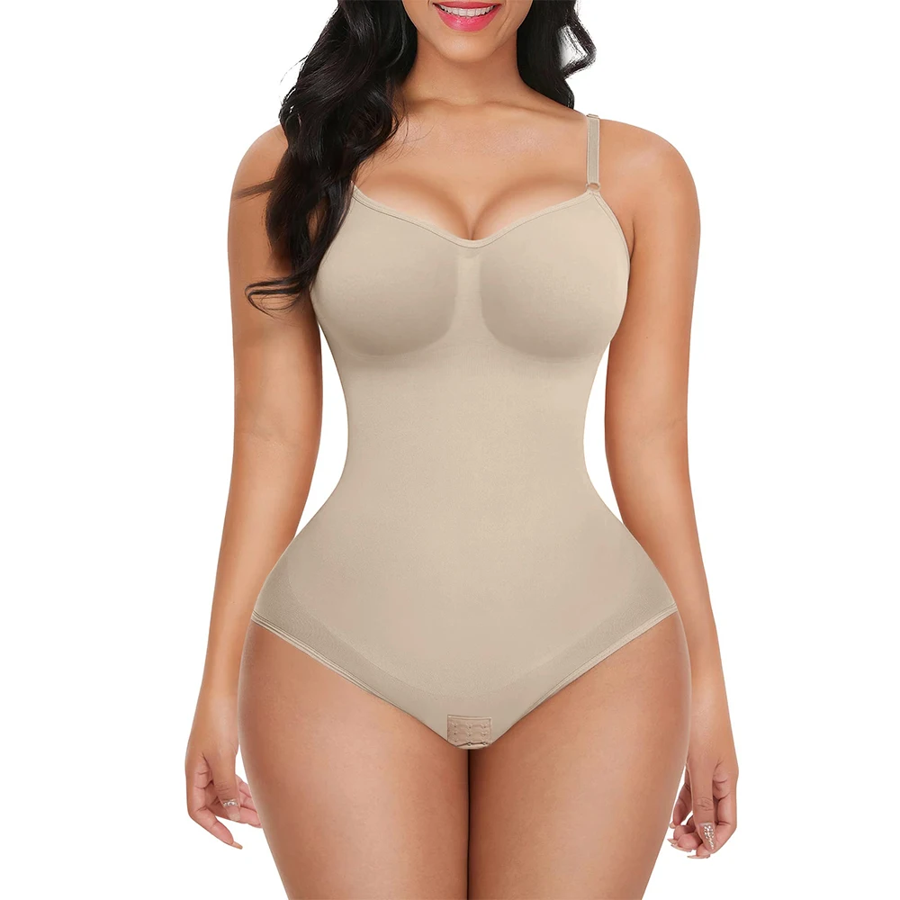 

Slim Womens Sexy V-Neck Sleeveless Trainer Body Shaper Slimming Bodysuits Firm Tummy Control Body Shaper Suit For Women Lady
