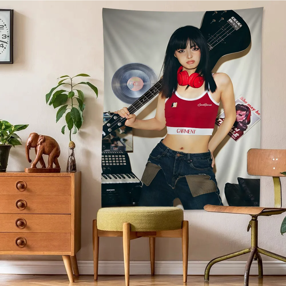 Kpop N-Newjeans Hippie Wall Hanging Tapestries Bohemian Mandala INS Home Decor