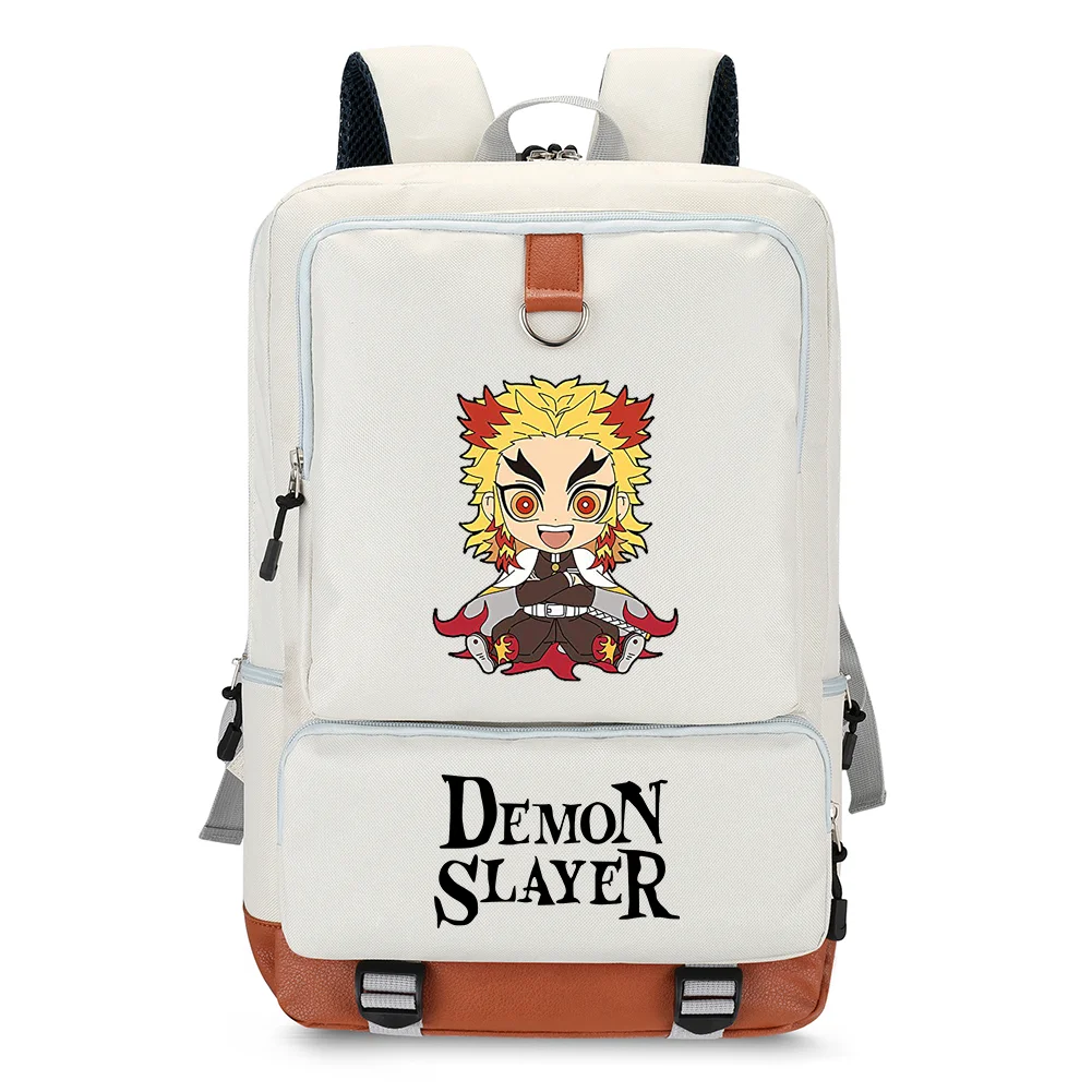 

Demon Slayer Agatsuma Zenitsu Backpack Cute Rengoku Kyoujurou School Bag for Boys Girls Cosplay Bookbag Unisex Rucksack