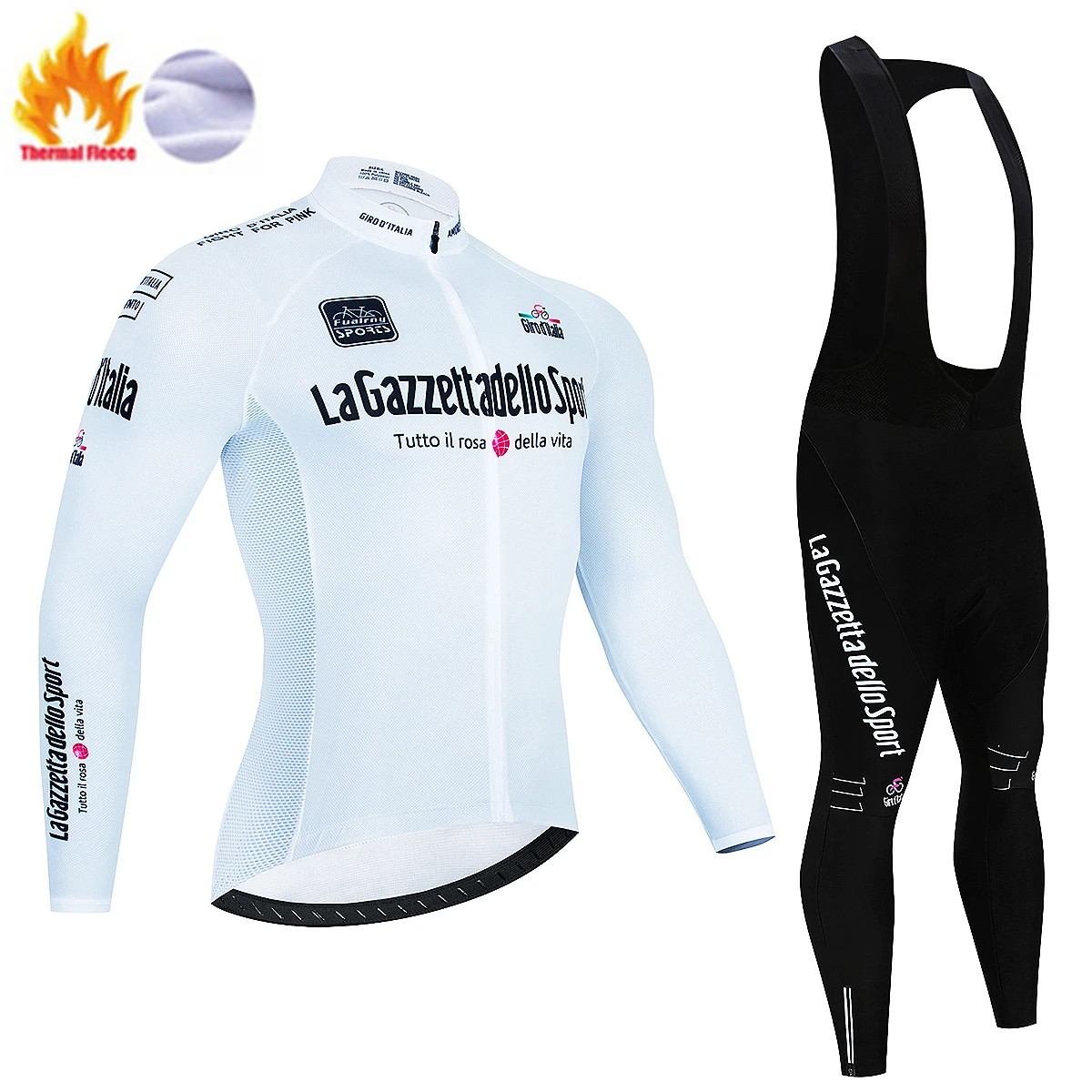 

Tour De Giro D'ITALIA Winter Cycling Jersey Set Racing Bike Cycling Suit Mountian Bicycle Cycling Clothing Ropa Ciclismo Bicycle