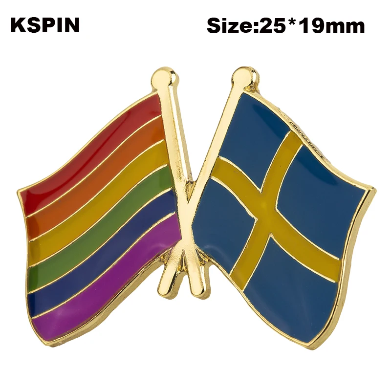 Значки с изображением флага Дании и Израиля значки брошь |