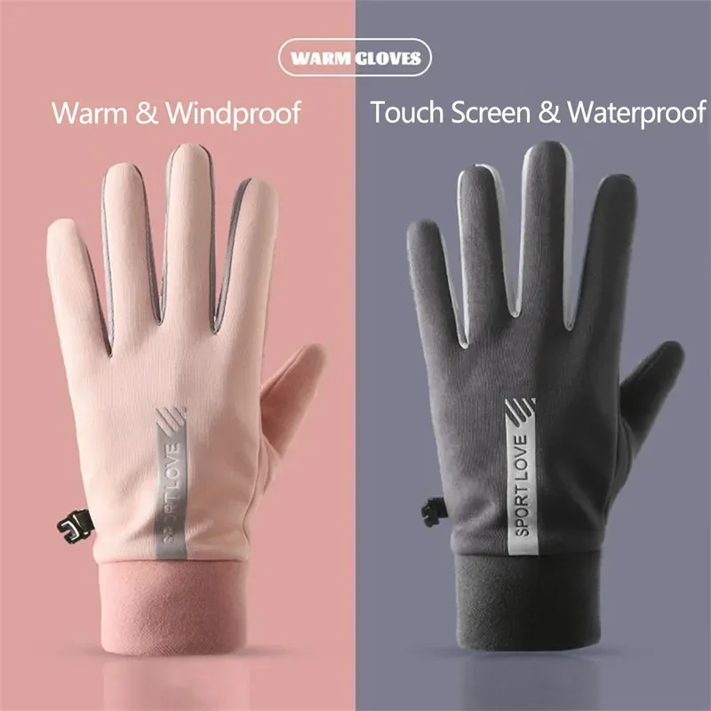 

Unisex Winter Sports Gloves Women Men Cycling Bike Thermal Fleece Gloves Cold Resistance Waterproof Warm Skiing Mittens