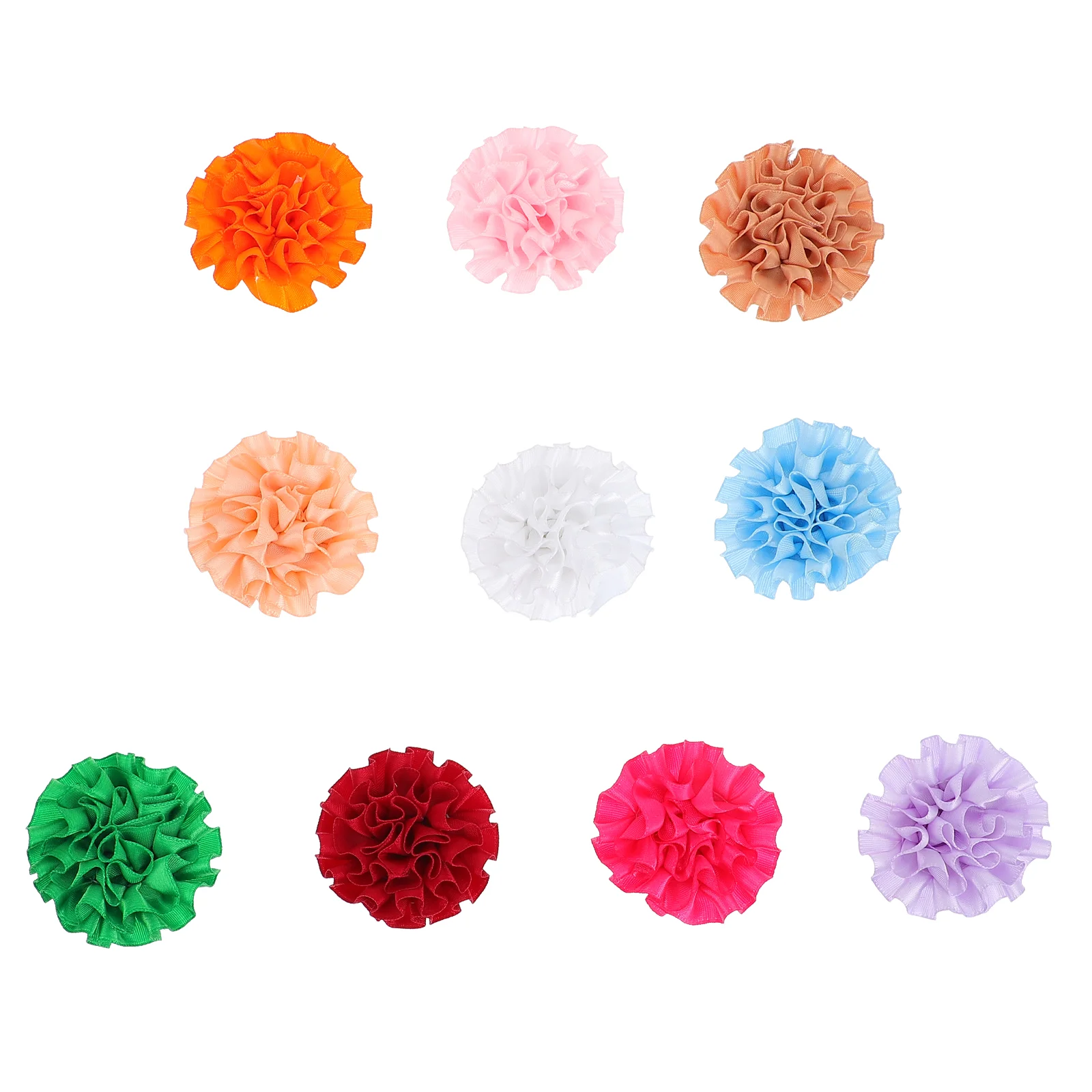 

10 Pcs Wedding Decor Puppy Flower Charm Santa Tie Dog Collar Charms Hand Decor Flower Dog Charms Bow Tie Carnation Cloth Flower