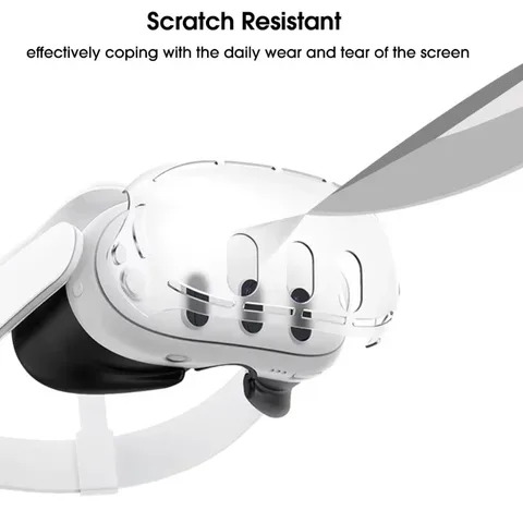 Прозрачный чехол для гарнитуры Meta Quest 3 VR, защитный чехол для объектива камеры, закаленное стекло для Quest 3, аксессуары