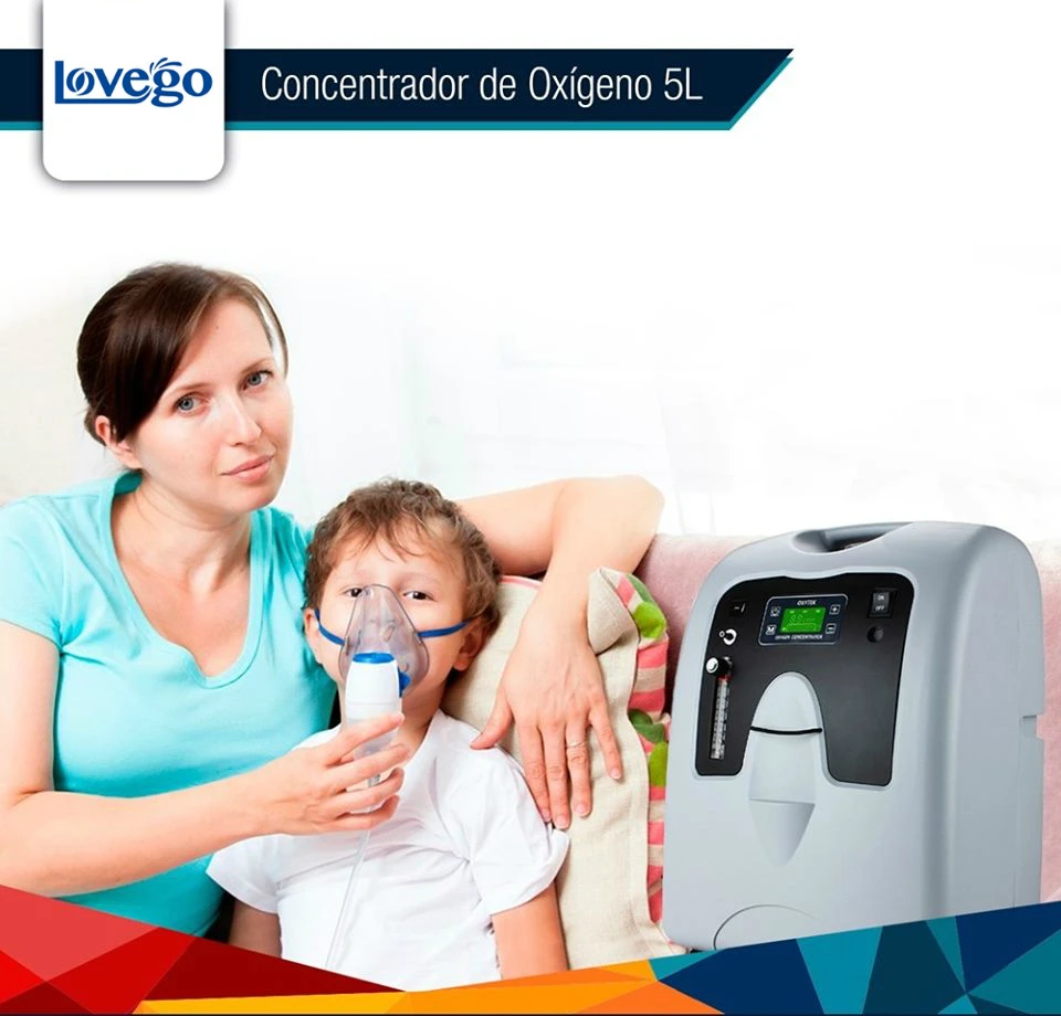 

Lovego 5 Liters Clinic Use Hospital Use Oxygen Concentrator With High Oxygen Purity