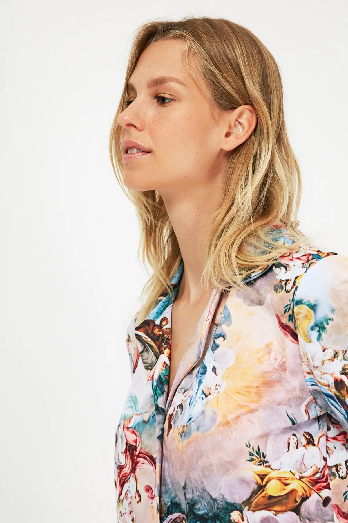 

Trendyol Print Detail Pajamas set THMSS21PT1050