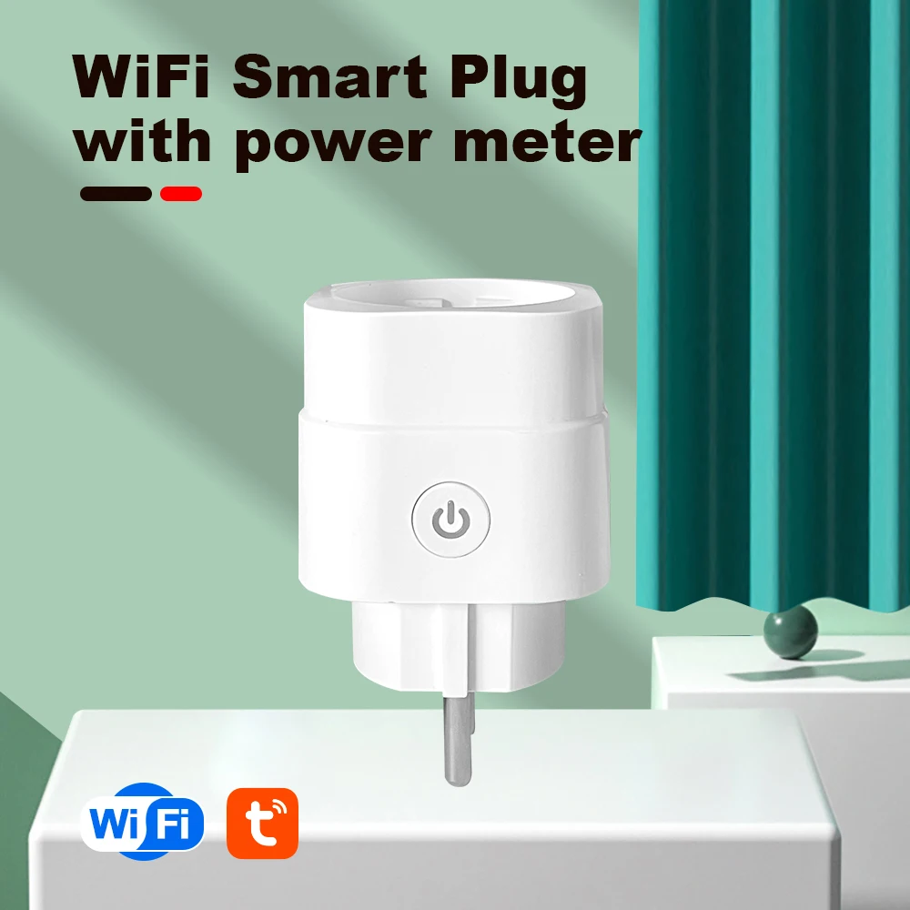 

GLEDOPTO Smart Home Tuya WiFi EU Plug with Power Meter Energy Monitor Smart Life App Remote Control Wireless Data Timer Setting