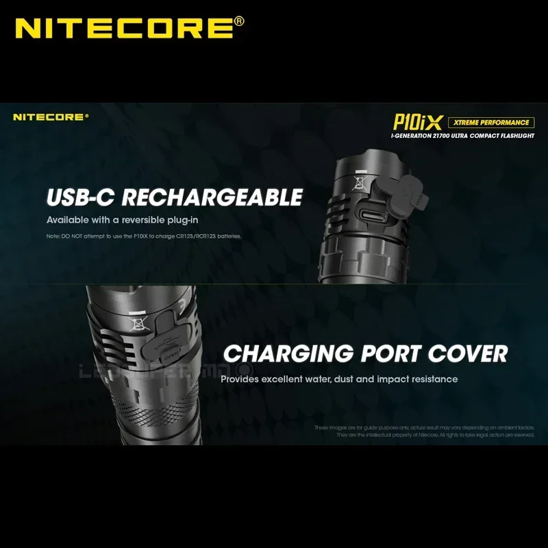 NITECORE P10ix перезаряжаемый тактический фонарик 4000 люмен Xtreme Performance i-Generition 21700 Ultra Troch Light (art.: 3920cf679a2e2) - 3920cf679a2e2