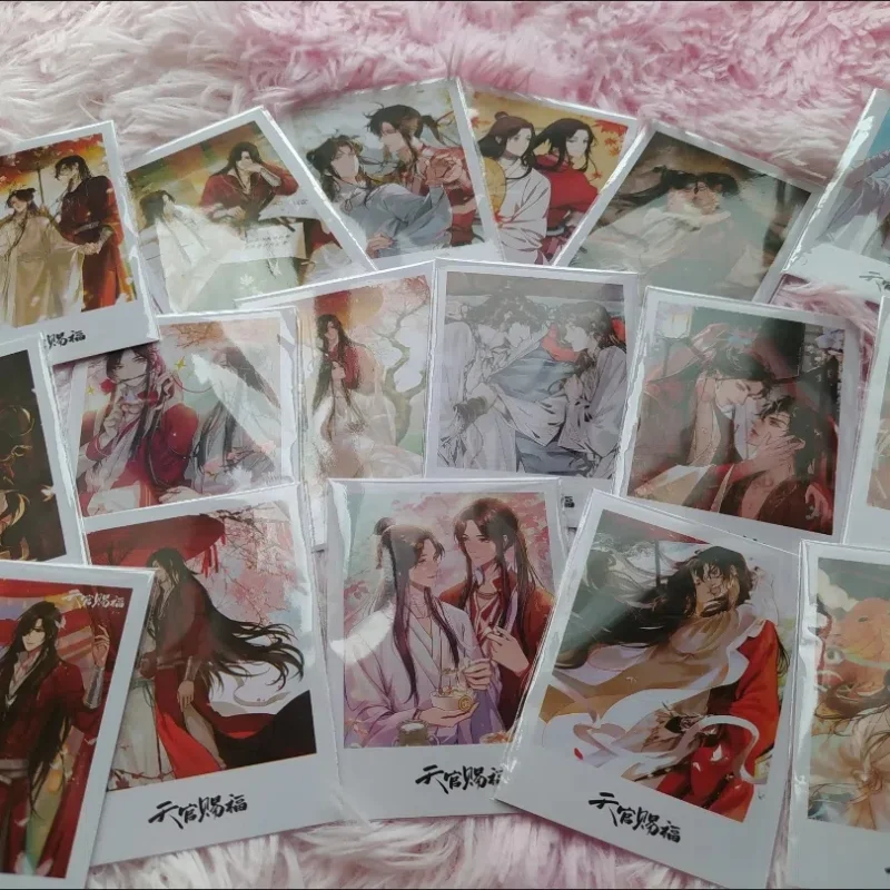 

Карты Tian Guan Ci Fu Lomo, Xie Lian Hau Cheng, печатные открытки, открытка для сообщений, аниме коллекционные открытки, хобби, коллекционные игрушки
