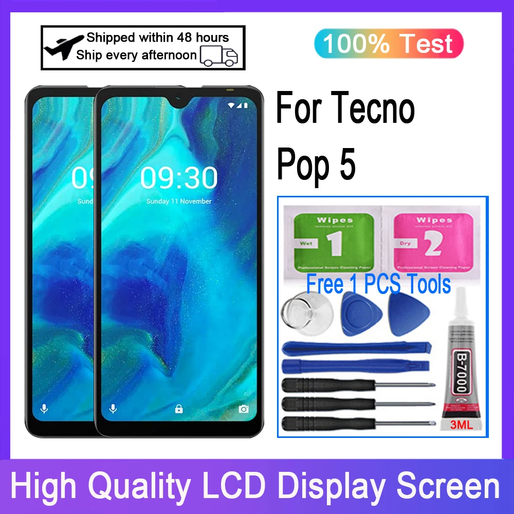 

Original For Tecno Pop 5 BD2 LCD Display Touch Screen Digitizer Replacement