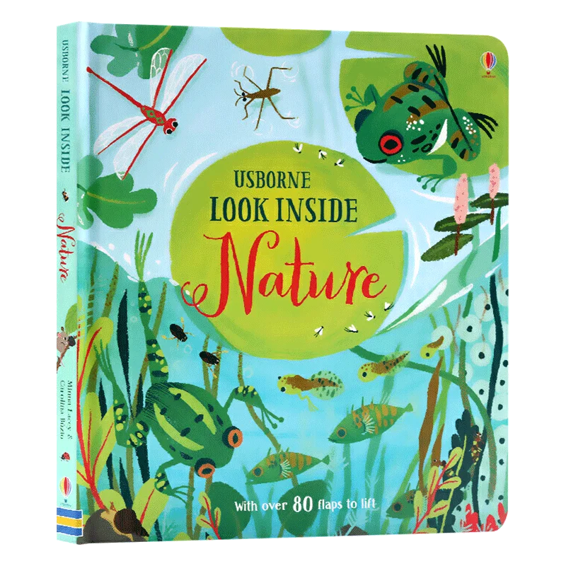 

Britain English 3D Usborne Look Inside Nature Picture Book Education Kids Child Reading Flaps To Lift Hard Cover Board Book
