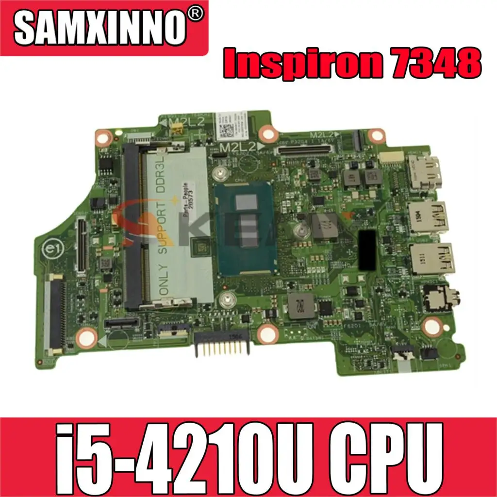 

Оригинальная материнская плата для ноутбука DELL Inspiron 7348 i5-4210U материнская плата CN-03V489 03V489 13321-1 SR1EF DDR3