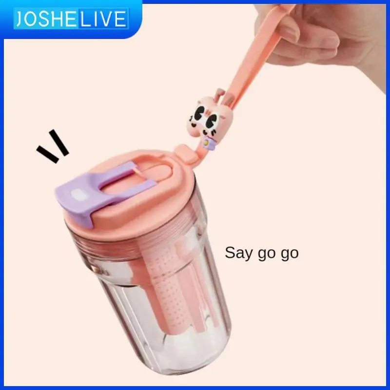 

Separate Tea And Water Flower Tea Cup Double Drink Cup Fashionable Leak-proof Double Drink Milk Cup Fashion Accessories Portable