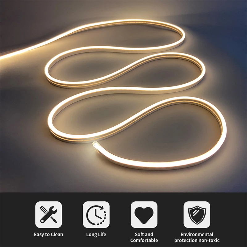 

4.96m Modified Lighting Frunk Brighten LED Strips for Tesla Model 3 Y S X Waterproof Flexible Front Trunk Silicone Light